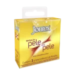 Preservativo Jontex Pele Com Pele 2 Unidades