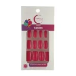 Unha Postia Fhaces Rosa Pink 24 Unhas