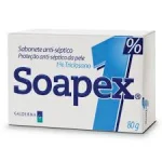 Sabonete Antissptico Barra Soapex 1% 80G