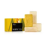 Sabonete Em Barra Cremoso E Esfoliante Natura Ekos Mracuj 4 Unidades De 100G