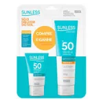 Kit Sunless Protetor Solar Sem Cor FPS50 120G + 30G