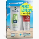 Kit Anasol Protetor Solar Corporal FPS50 200G + Facial FPS50 60G
